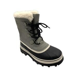 SOREL Women's Caribou Waterproof Boot Shale/Stone - Medium